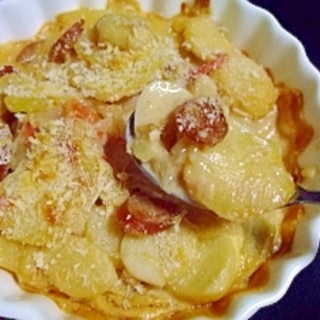 里芋とポテトのドフィノワ　～トマトチーズ風味～